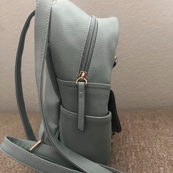 Rosetti Green Blue Mini Shoulder Bag Backpack Travel Bag - Picture 6 of 10